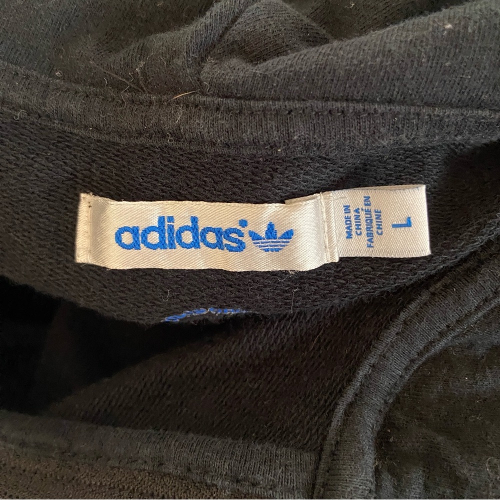 Adidas Navy Blue Hooded Dress - Picture 9 of 9